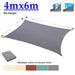 Grey Densified Polyester Pergola Rainproof Sunshade Sail