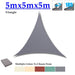Grey Densified Polyester Pergola Rainproof Sunshade Sail