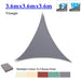 Grey Densified Polyester Pergola Rainproof Sunshade Sail