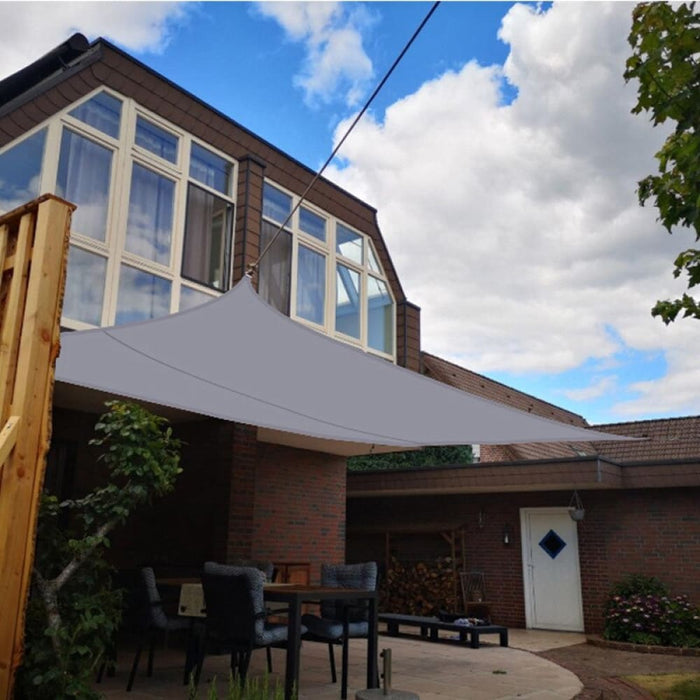 Grey Densified Polyester Pergola Rainproof Sunshade Sail