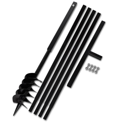 Ground Drill With Handle 120 Mm Extension Tube 5 m Steel