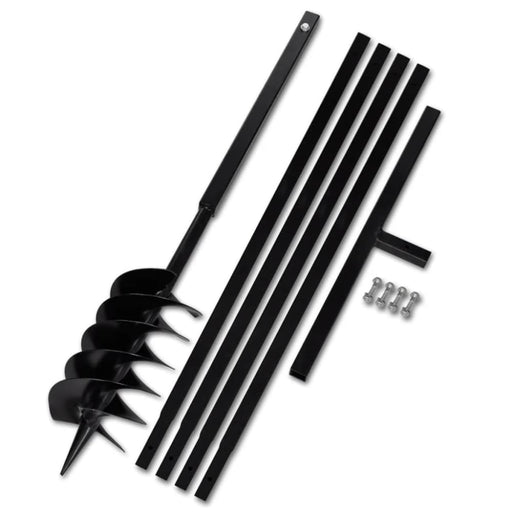 Ground Drill With Handle 150 Mm Extension Tube 5 m Steel