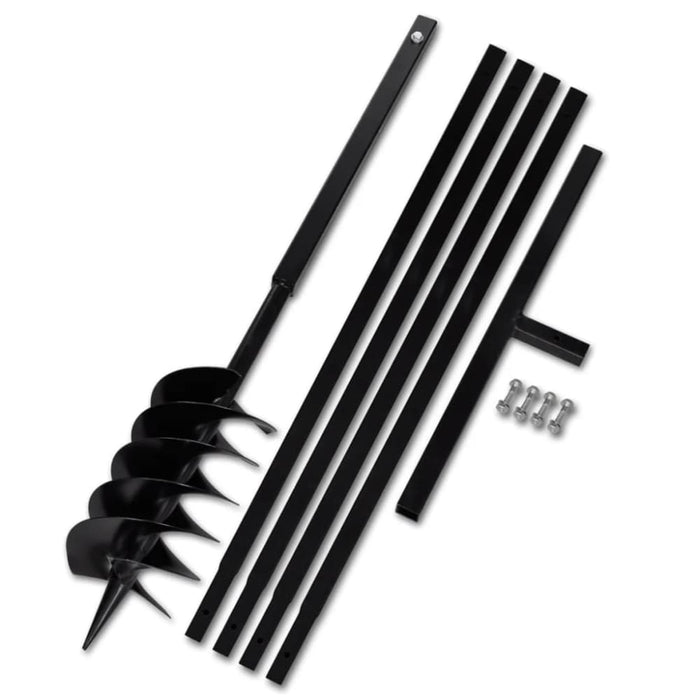 Ground Drill With Handle 150 Mm Extension Tube 5 m Steel