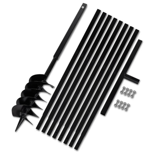 Ground Drill With Handle 150 Mm Extension Tube 9 m Steel