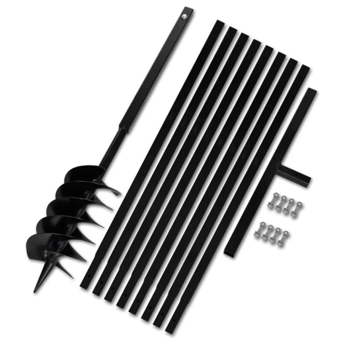 Ground Drill With Handle 150 Mm Extension Tube 9 m Steel