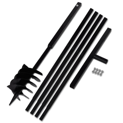 Ground Drill with Handle 180 Mm Extension Tube 5 m Steel