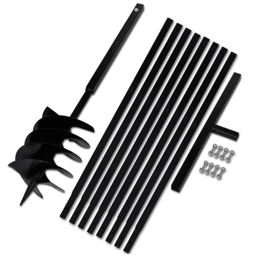 Ground Drill with Handle 200 Mm Extension Tube 9 m Steel