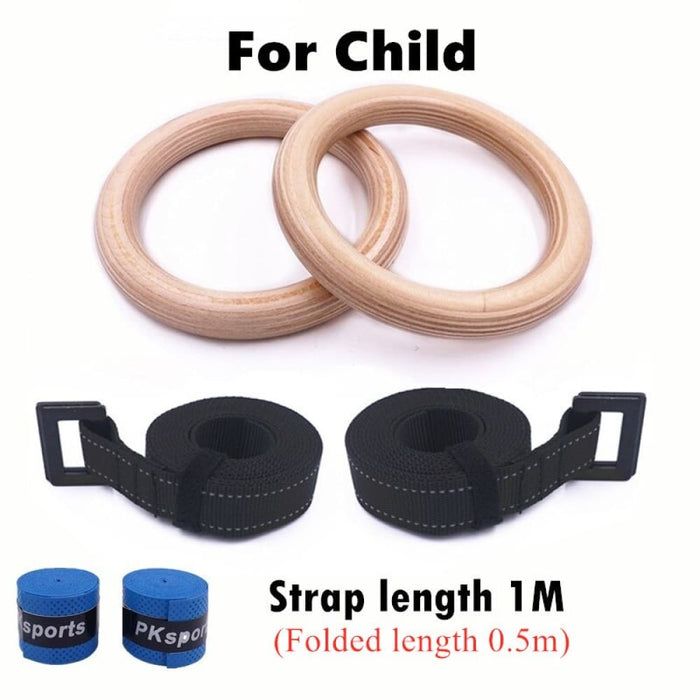 Gymnastic Ring with Adjustable Buckles