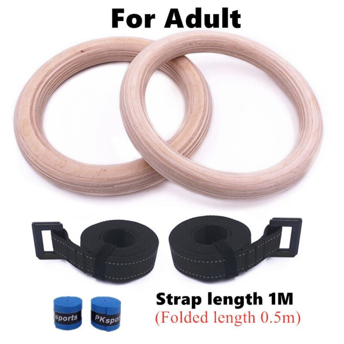 Gymnastic Ring with Adjustable Buckles