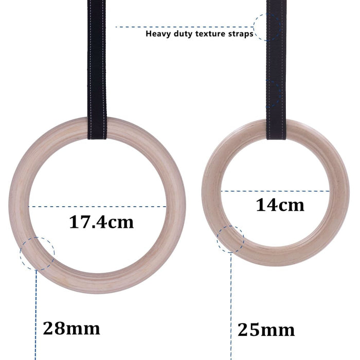 Gymnastic Ring with Adjustable Buckles