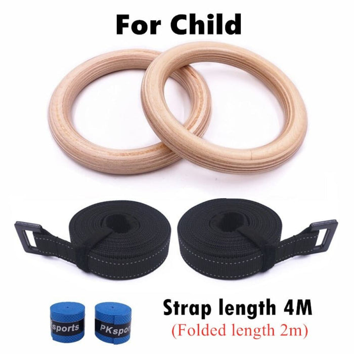 Gymnastic Ring with Adjustable Buckles