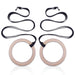 Gymnastic Ring with Adjustable Buckles