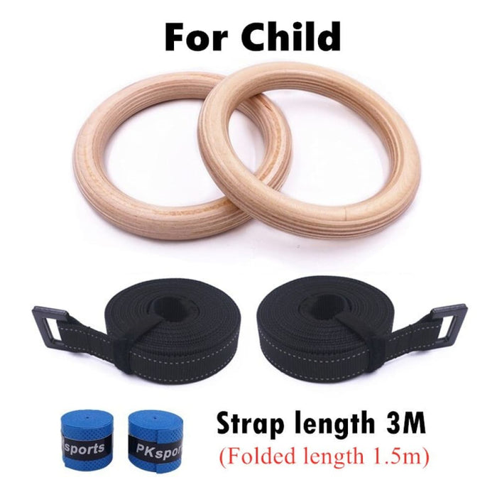 Gymnastic Ring with Adjustable Buckles