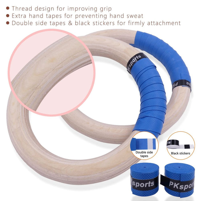 Gymnastic Ring with Adjustable Buckles