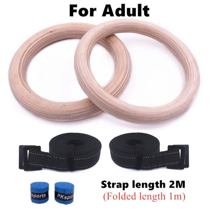 Gymnastic Ring with Adjustable Buckles