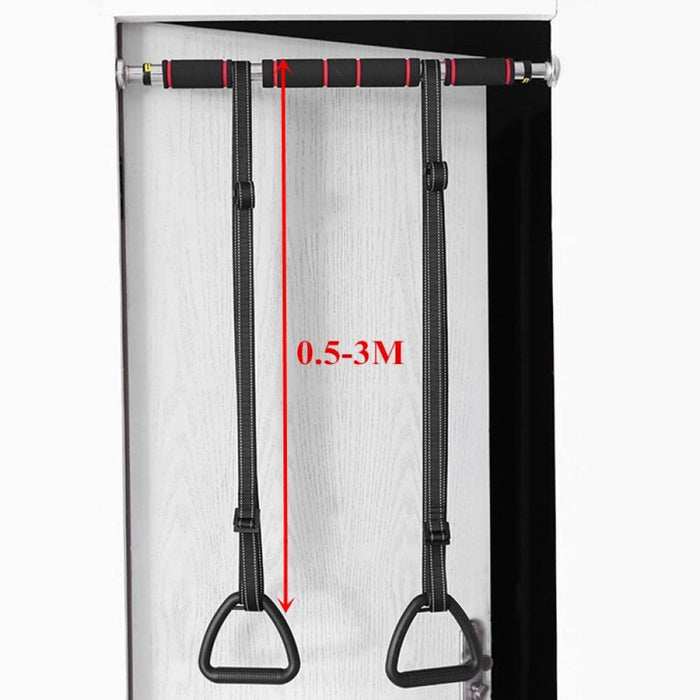 Gymnastics Rings with Heavy Duty Adjustable Straps