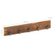 Hall Hanger with 5 Hooks 100x2.5x15 Cm Solid Reclaimed Wood