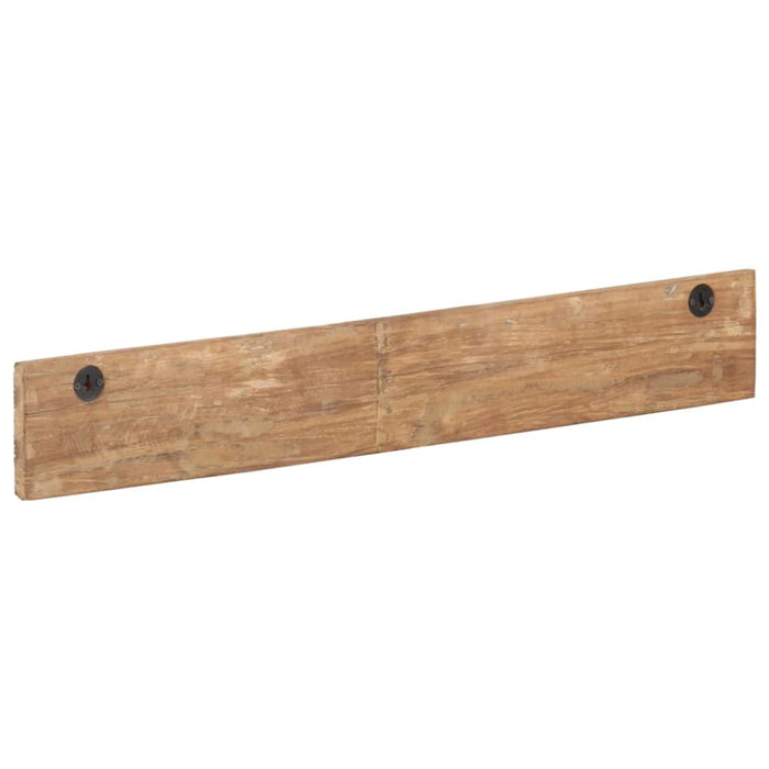 Hall Hanger with 5 Hooks 100x2.5x15 Cm Solid Reclaimed Wood