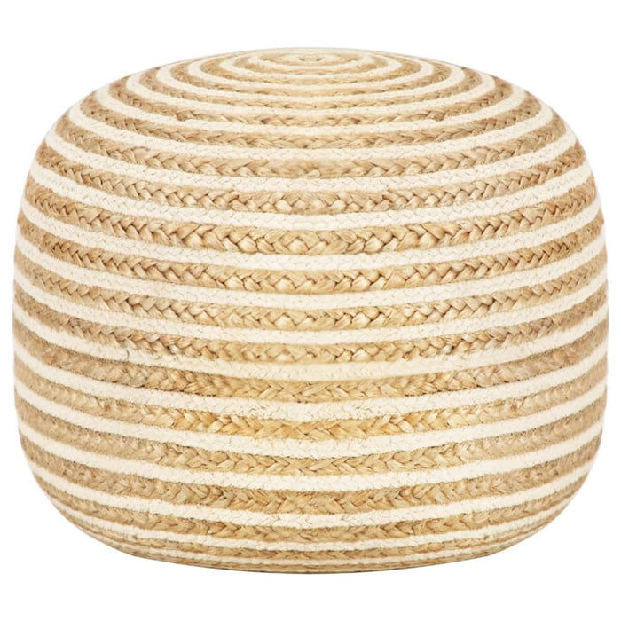 Handmade Pouffe 45x30 Cm Jute Xanbit