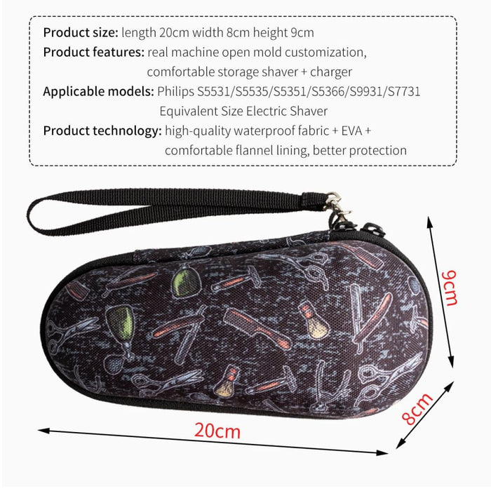 Hard Travel Carry Bag for Philips S5531 S5535 S5351 S5366