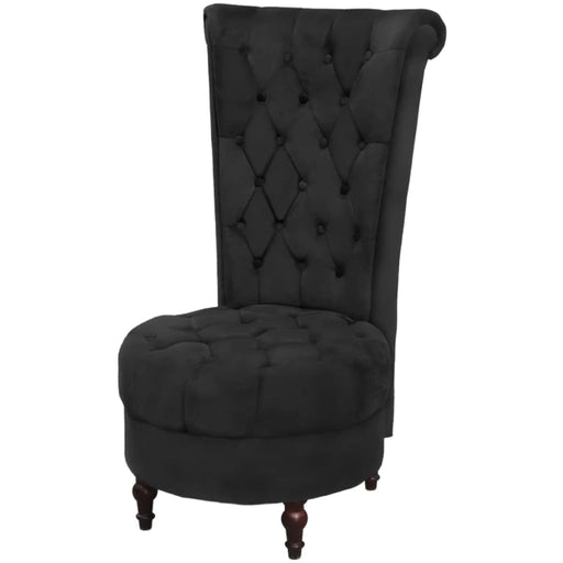 High Back Sofa Chair Black Fabric Gl8671