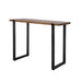 High Bar Table Industrial Pub Solid Wood Kitchen Cafe