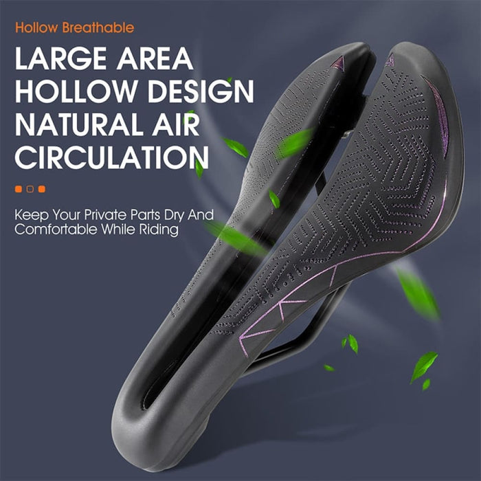 Hollow Breathable Bicycle Saddle