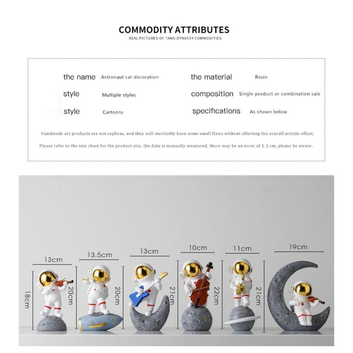 Home Decoration Resin Astronaut Figurines Furnishing Crafts