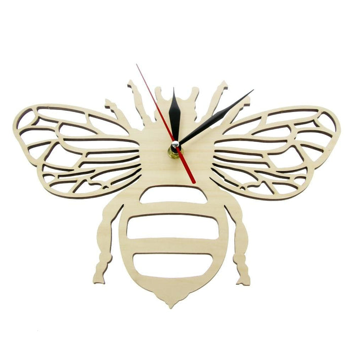 Honeybee Wood Wall Clock