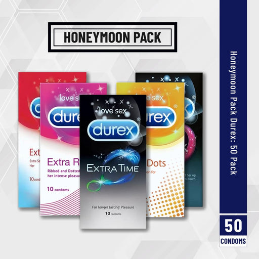 Honeymoon Pack - Durex Condoms 50 Units