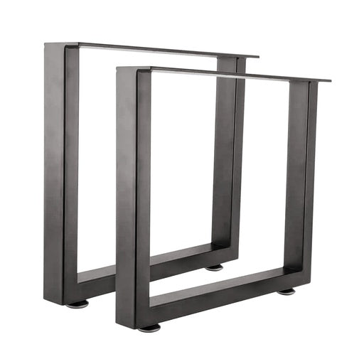 Ekkio 2X Rectangle Iron Table Legs 40 X 30Cm  Black  Ek Tl 101 Llb