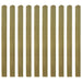 Impregnated Fence Slats 10 Pcs Wood 120 Cm Toxtka
