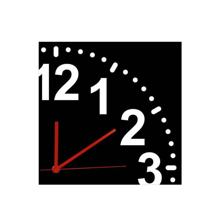 Infinity Quarter Wall Clock