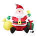 Inflatable Christmas Outdoor Decorations Santa Led Lights