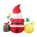 Inflatable Christmas Outdoor Decorations Santa Led Lights