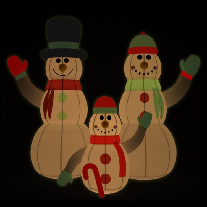 Inflatable Snowman Family with Leds 360 Cm Taptnl