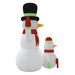 Inflatable Snowman Family with Leds 360 Cm Taptnl