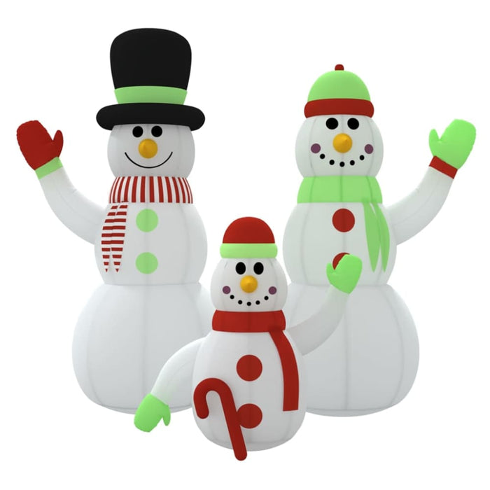 Inflatable Snowman Family with Leds 360 Cm Taptnl