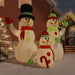 Inflatable Snowman Family with Leds 500 Cm Taptnk