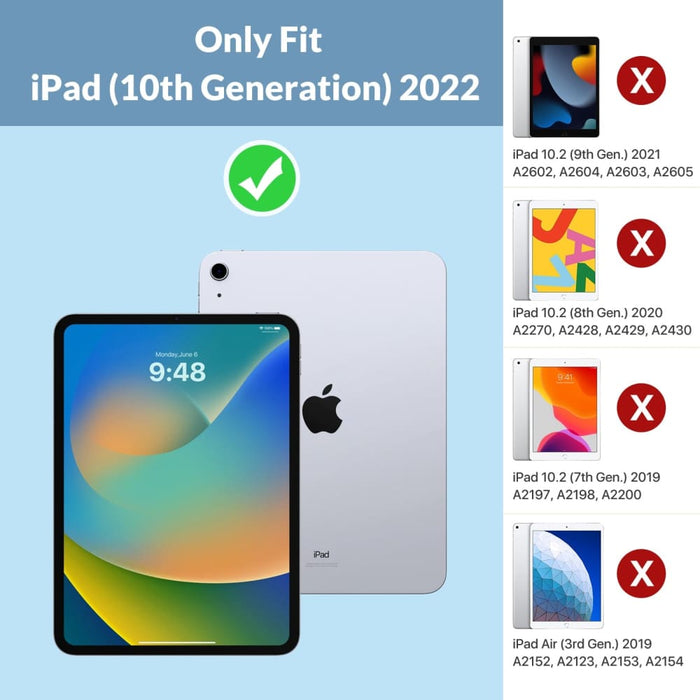 For Ipad 10th Generation Slim Stand Protective Cover