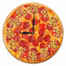 Italian Pepperoni Pizza Wall Clock Restaurant Design