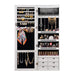 Jewellery Cabinet Full Length Mirror Mirrored Organizer Box