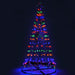 Jingle Jollys 2.1m Led Christmas Tree Lights Solar Xmas