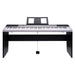 Karrera 88 Keys Electronic Keyboard Piano With Stand Silver