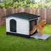 Dog Kennel Outdoor Indoor Pet Plastic Garden Large House