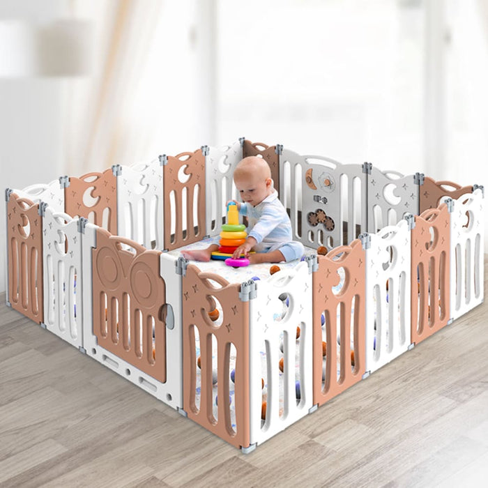 Kids Baby Playpen Foldable Child Safety Gate Toddler Fence