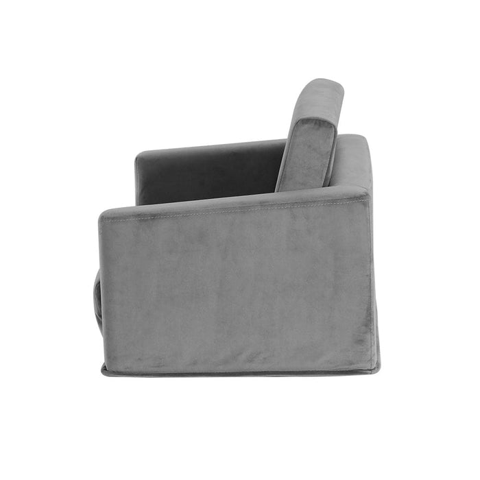 Kids Convertible Sofa 2 Seater Children Flip Open Couch