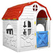 Kids Foldable Playhouse with Working Door and Windows Kxpii