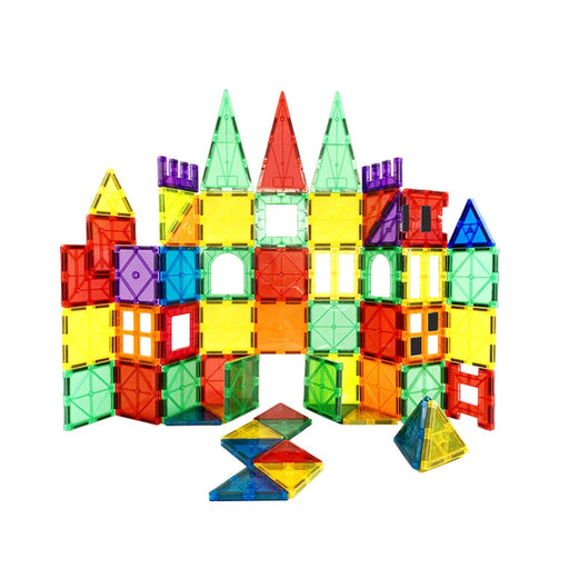 Kids Magnetic Tiles Blocks Building Educational Toys