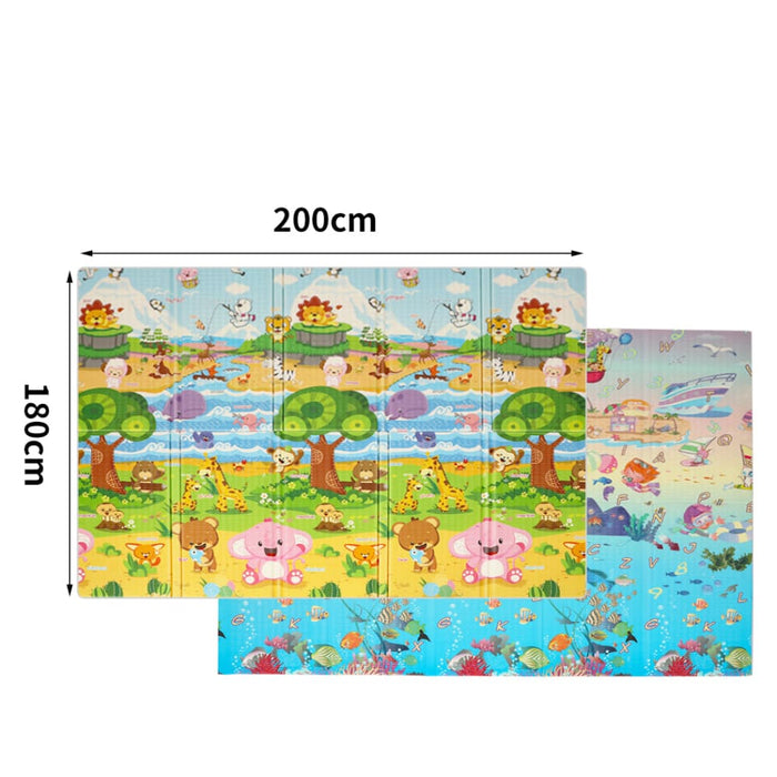 Kids Play Mat Baby Crawling Pad Floor Foldable Xpe Foam
